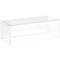 Plymor Clear Acrylic Display Case with Hardwood Base, 9" W x 3.5" D x 3" H